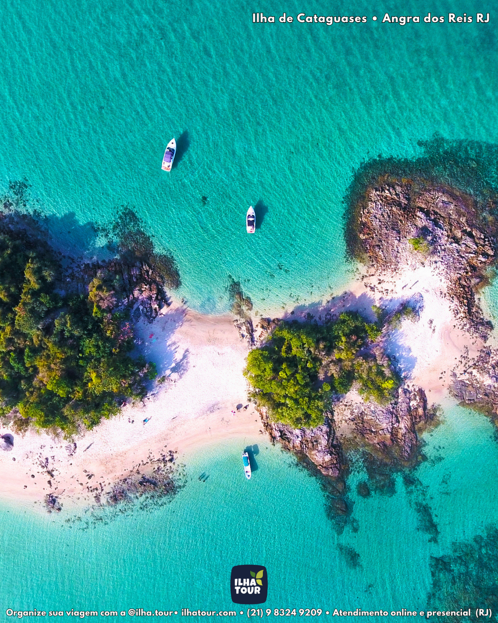 Pacote Paradisíaco — pacote de viagem para a Ilha Grande, com a Ilha Tour