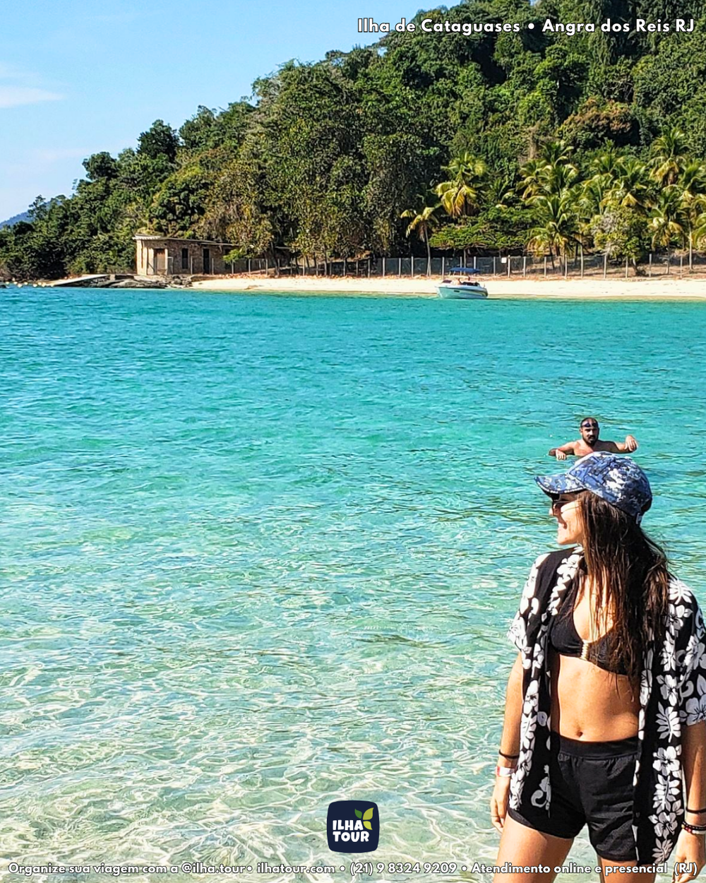 Pacote Paradisíaco — pacote de viagem para a Ilha Grande, com a Ilha Tour