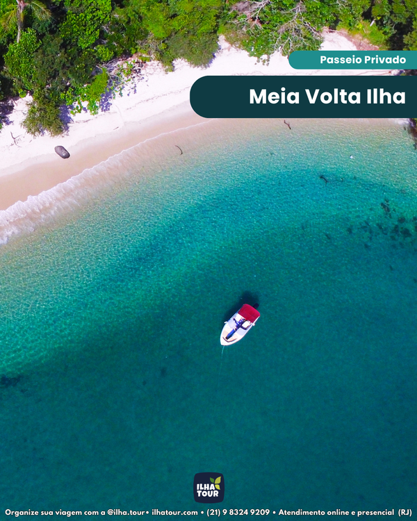 Meia Volta - Privativo — passeio de lancha em Ilha Grande