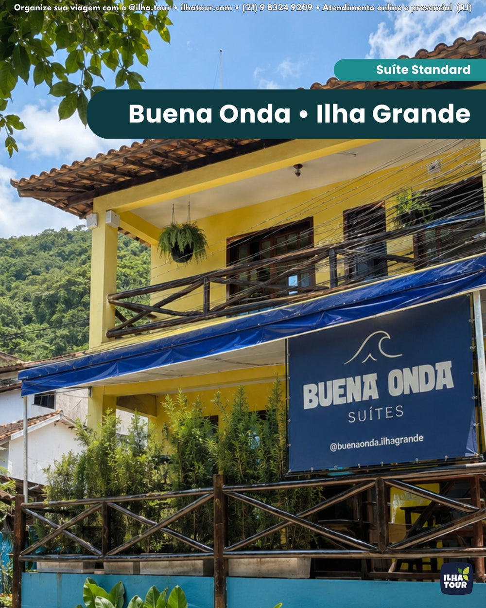 Buena Onda Suites — hospedagem na Vila do Abraão, Ilha Grande