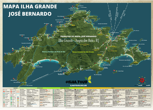 O MELHOR MAPA DA ILHA GRANDE!!