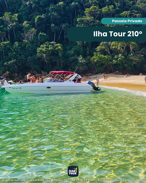 Ilha Tour 210° - Privativo — passeio de lancha em Ilha Grande