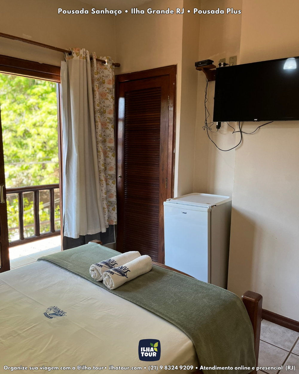 Pousada Sanhaço — hospedagem na Vila do Abraão, Ilha Grande