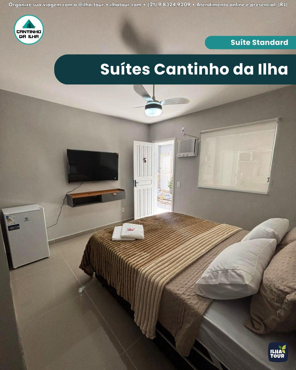 Suítes Cantinho da Ilha — hospedagem na Vila do Abraão, Ilha Grande
