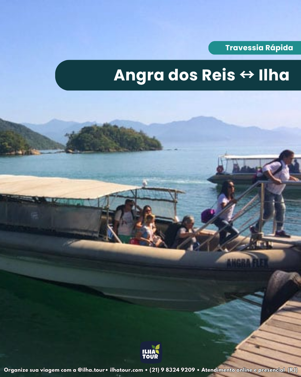 Travessia Angra dos Reis - Ilha Grande — travessia de barco para a Ilha Grande
