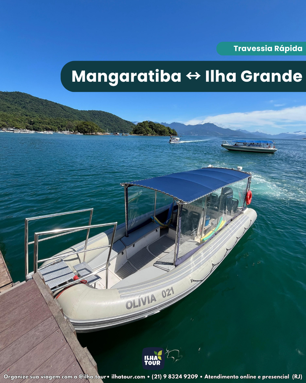 Travessia Mangaratiba - Ilha Grande — travessia de barco para a Ilha Grande